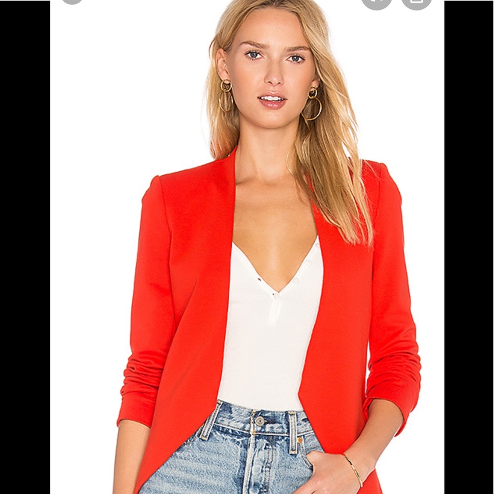 blaque label sculpted blazer